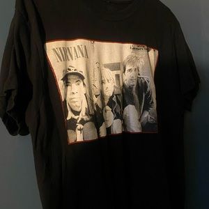 vintage nirvana tee size L